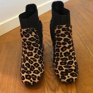 TOD'S Leopard Print Booties